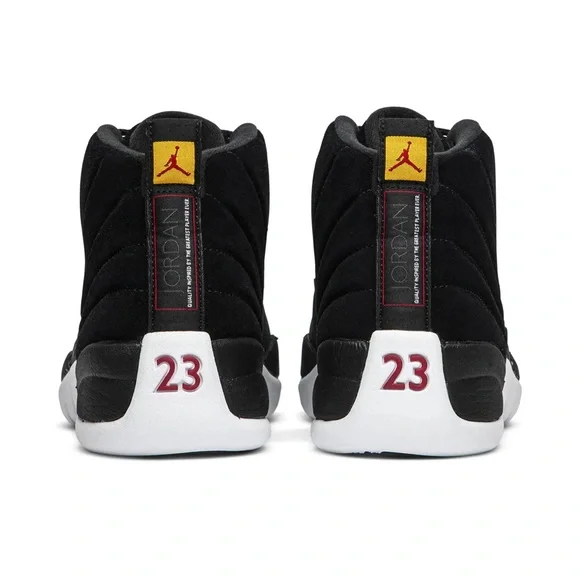 NIKE AIR JORDAN 12 RETRO REVERSE TAXI SNEAKERS